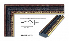 Багет «Dartmolding» обратный 29 мм. пластиковый SA327-3061